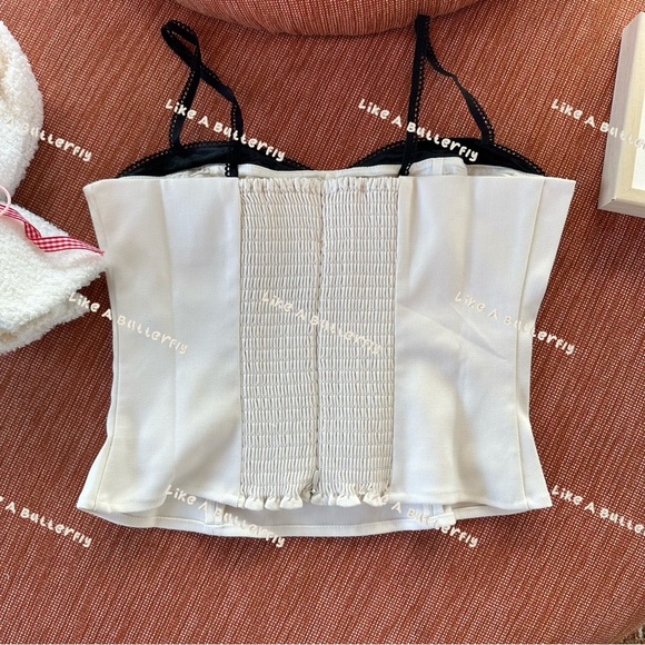 Reformation Melanie Top - Ivory - Picture 7 of 13